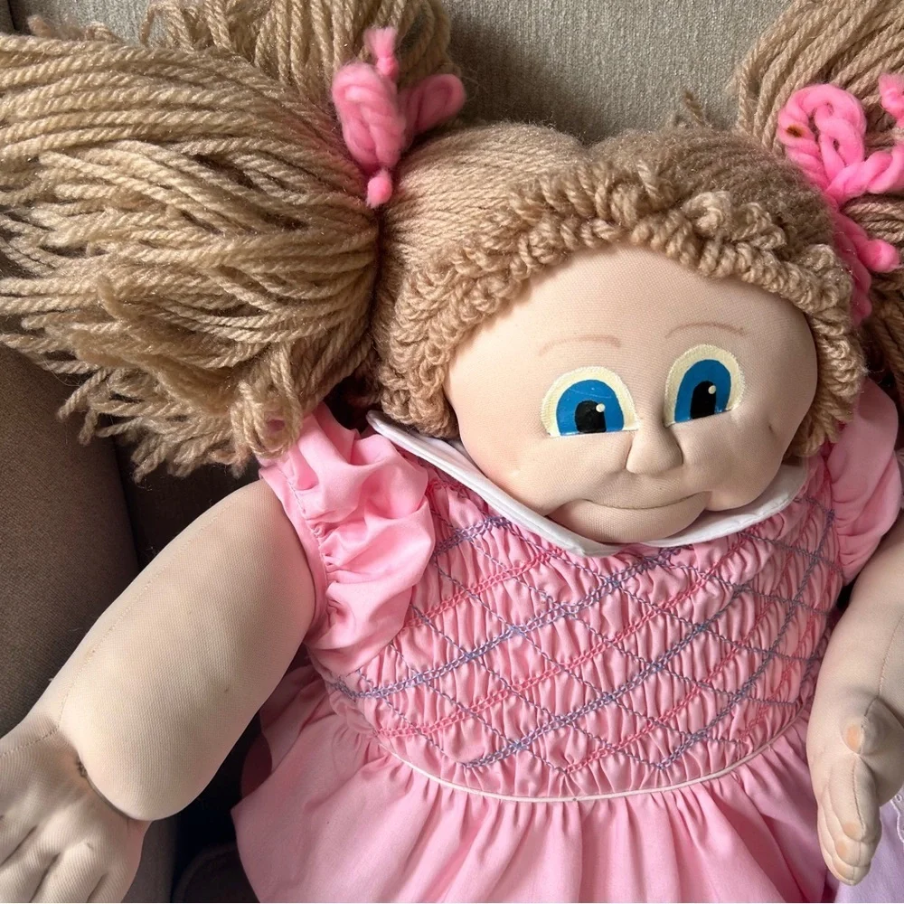 Vintage 1980’s handmade Cabbage patch dolls  27”